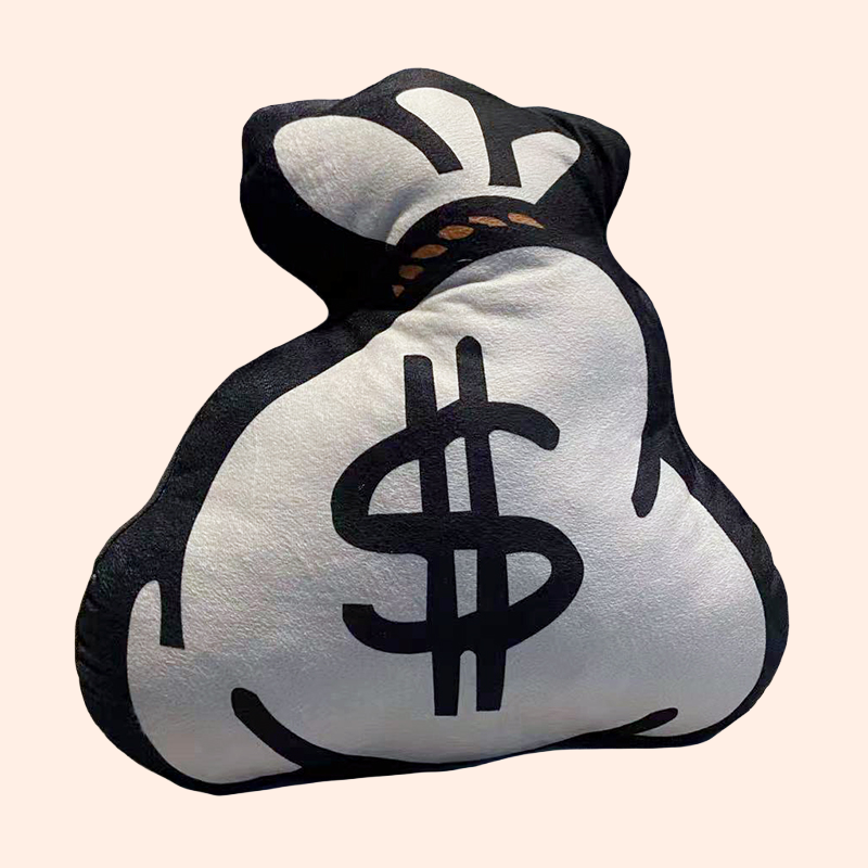Dollar Money Plush Pillow – PP Cotton Plush Quirky Product Wacky Funny Gift