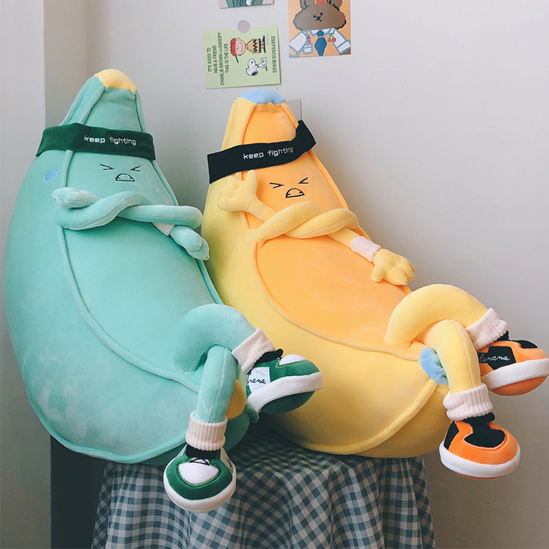 Banana Plush Pillow With Adjustable Arm  – Soft Down Cotton Hugging Doll