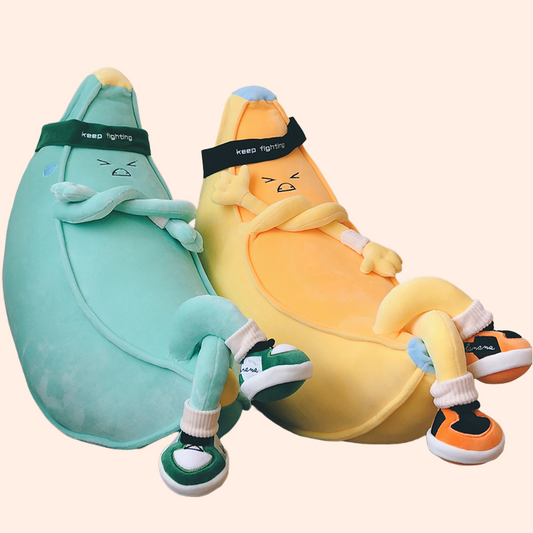 Banana Plush Pillow With Adjustable Arm  – Soft Down Cotton Hugging Doll
