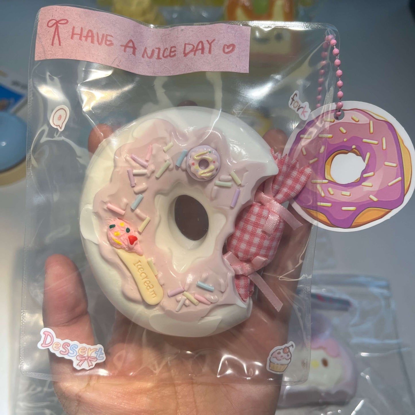 Big Donut Taba Squishy Hand-made Squishy Pretty Squishy