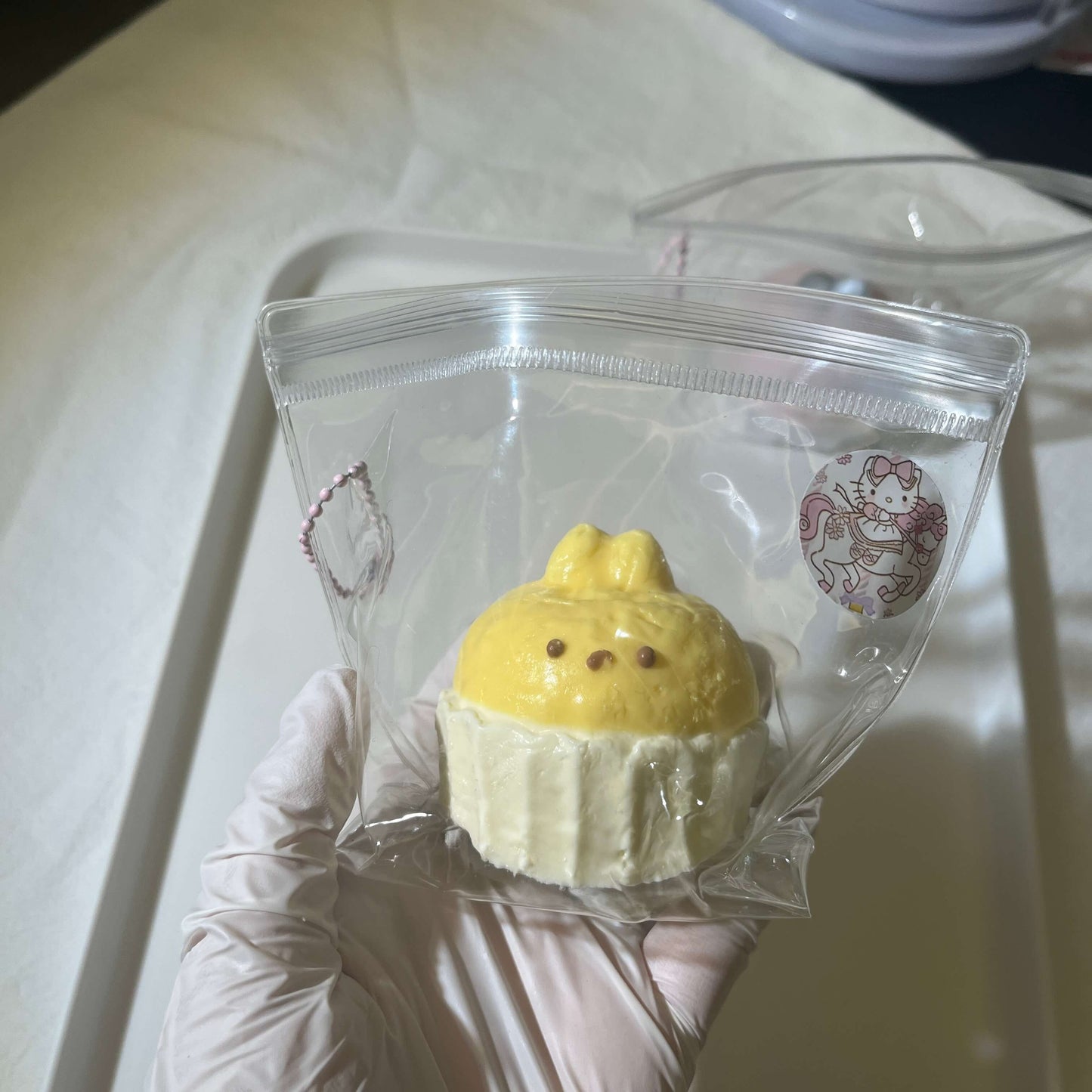 Bunny Cupcake Taba Squishy Hand-made Squishy Pretty Squishy