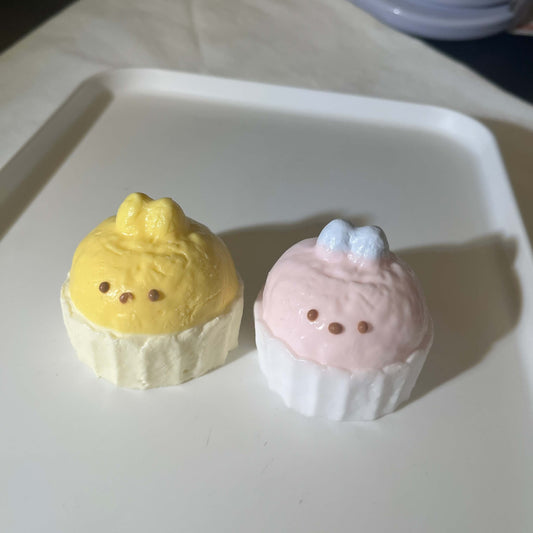 Bunny Cupcake Taba Squishy Hand-made Squishy Pretty Squishy