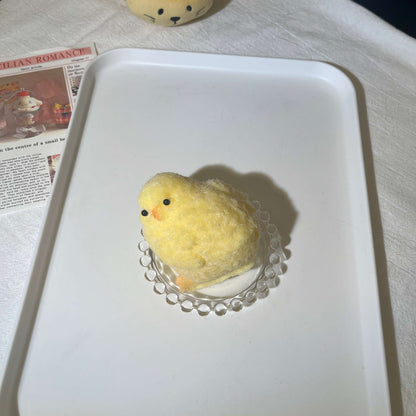 Flocked Chicken Taba Squishy Hand-made Squishy Pretty Squishy