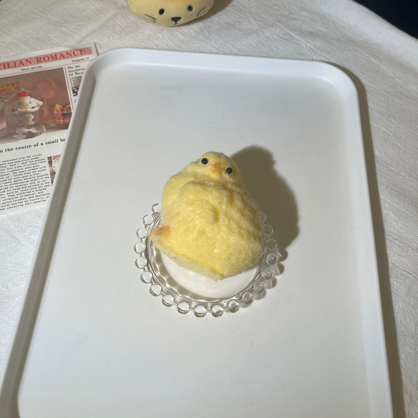 Flocked Chicken Taba Squishy Hand-made Squishy Pretty Squishy