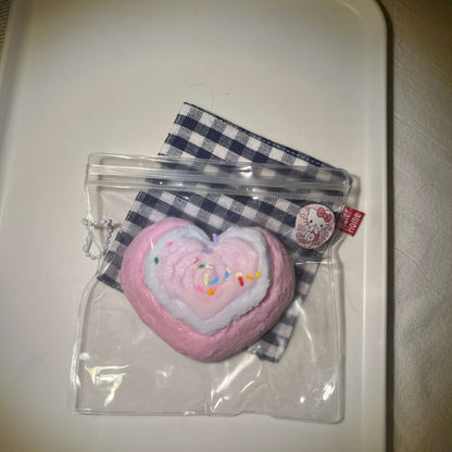 Heart Cake Taba Squishy Hand-made Squishy Pretty Squishy