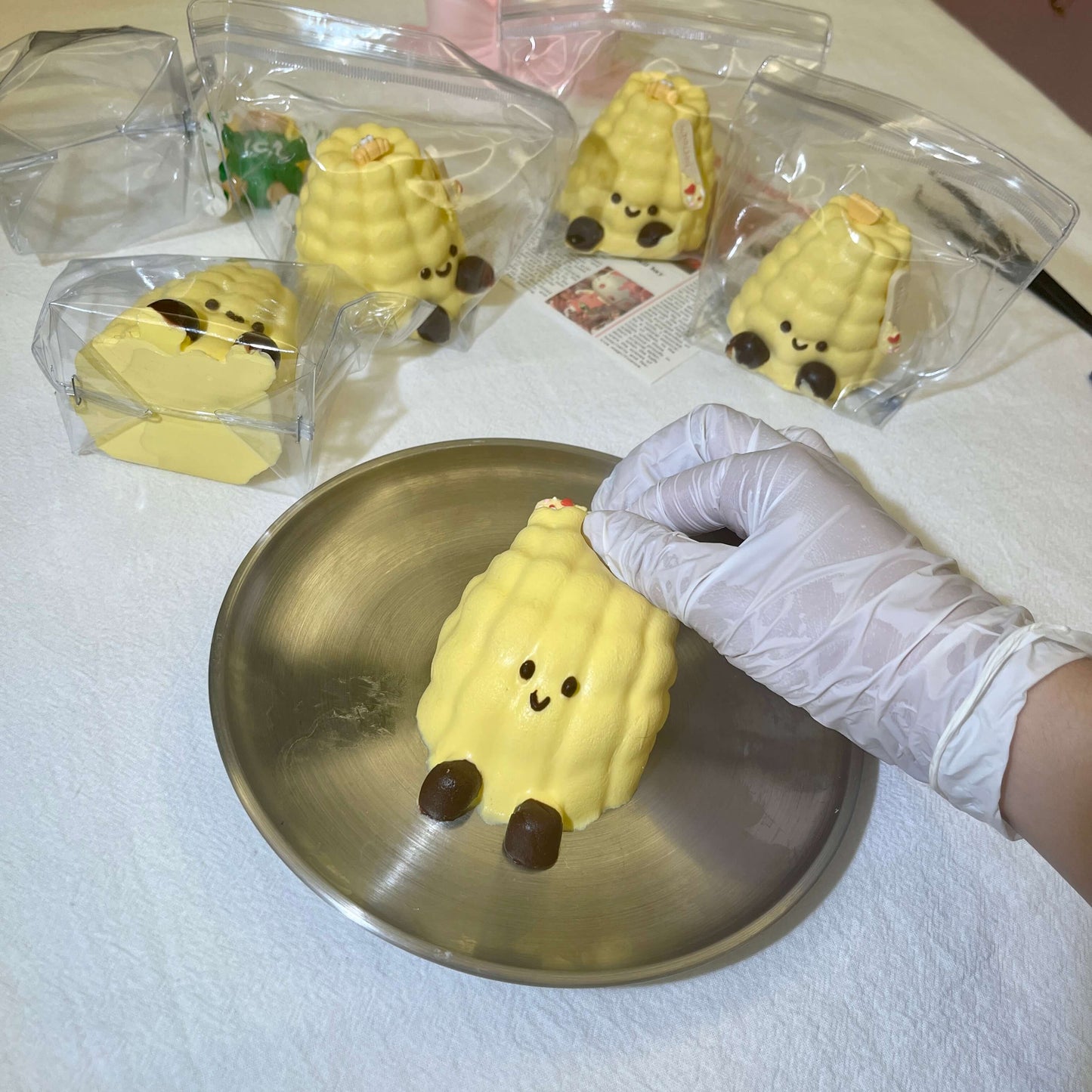 Corn Baby Jellycat Corn Taba Squishy Hand-made Squishy Pretty Squishy