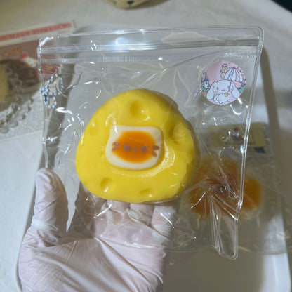 Kitty Cheese Dog Cheese Taba Squishy Hand-made Squishy Pretty Squishy