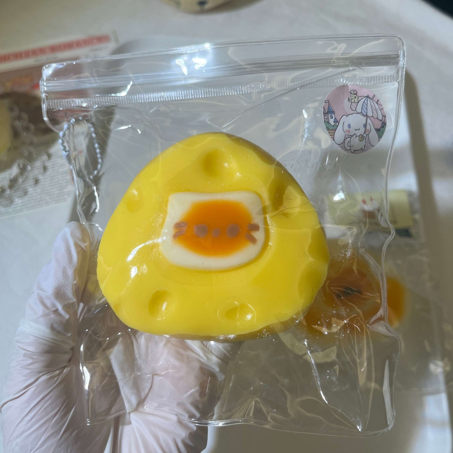 Kitty Cheese Dog Cheese Taba Squishy Hand-made Squishy Pretty Squishy