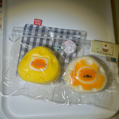 Kitty Cheese Dog Cheese Taba Squishy Hand-made Squishy Pretty Squishy