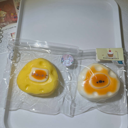 Kitty Cheese Dog Cheese Taba Squishy Hand-made Squishy Pretty Squishy