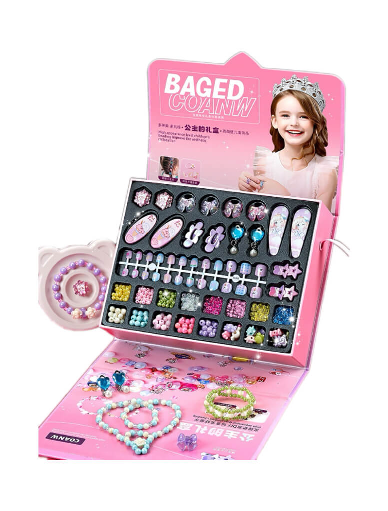 Little Designer: DIY Jewelry & Nail Art Kit Gift Box