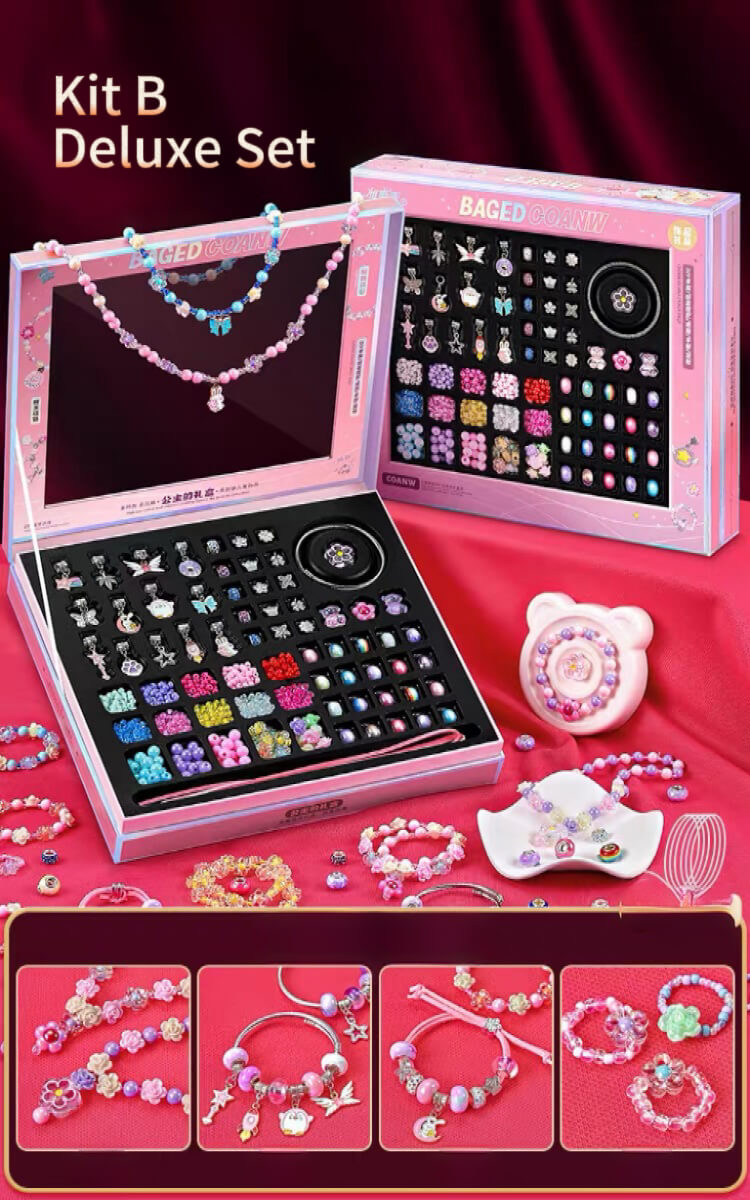 Little Designer: DIY Jewelry & Nail Art Kit Gift Box