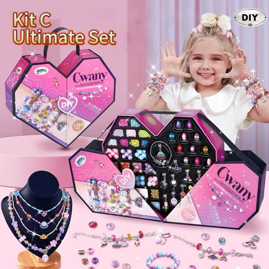 Little Designer: DIY Jewelry & Nail Art Kit Gift Box