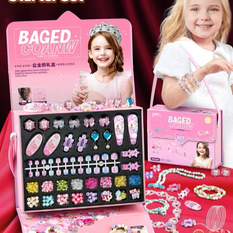 Little Designer: DIY Jewelry & Nail Art Kit Gift Box