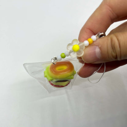 Mini Burger Taba Squishy Hand-made Squishy Cute Squishy