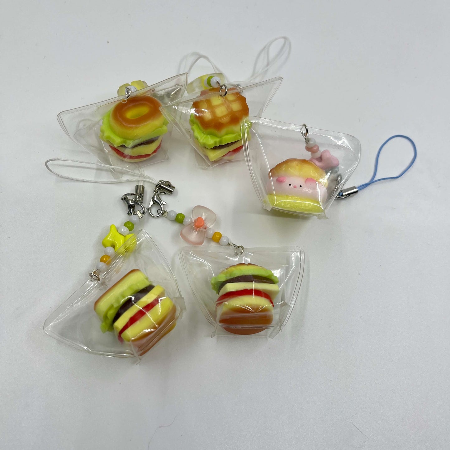 Mini Burger Taba Squishy Hand-made Squishy Cute Squishy