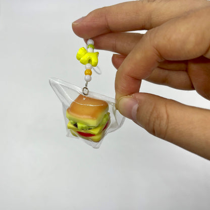 Mini Burger Taba Squishy Hand-made Squishy Cute Squishy