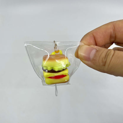 Mini Burger Taba Squishy Hand-made Squishy Cute Squishy
