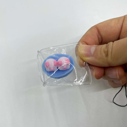 Mini Piggy Tanghulu Taba Squishy Drumstick Hand-made Squishy Cute Squishy
