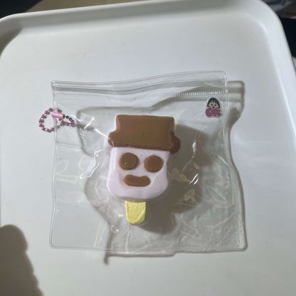 Snowman Icecream Taba Squishy Hand-made Squishy Pretty Squishy