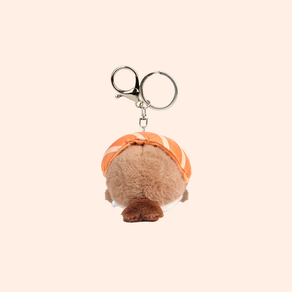Plush Sushi Otter Keychain – Adorably Soft & Pocket-Sized