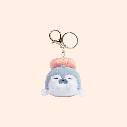 Plush Sushi Otter Keychain – Adorably Soft & Pocket-Sized