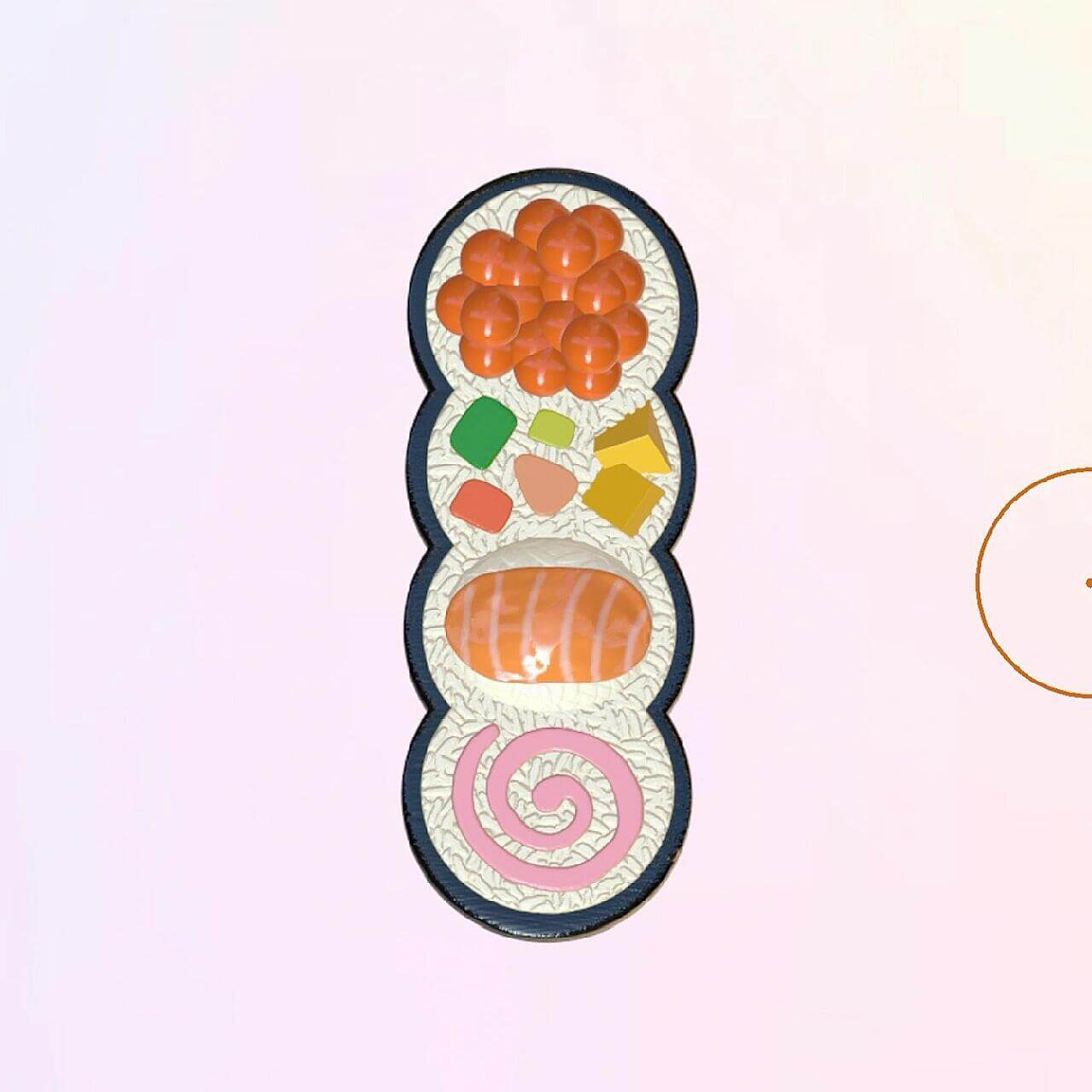 Big Sushi Taba Squishy Hand-made Squishy