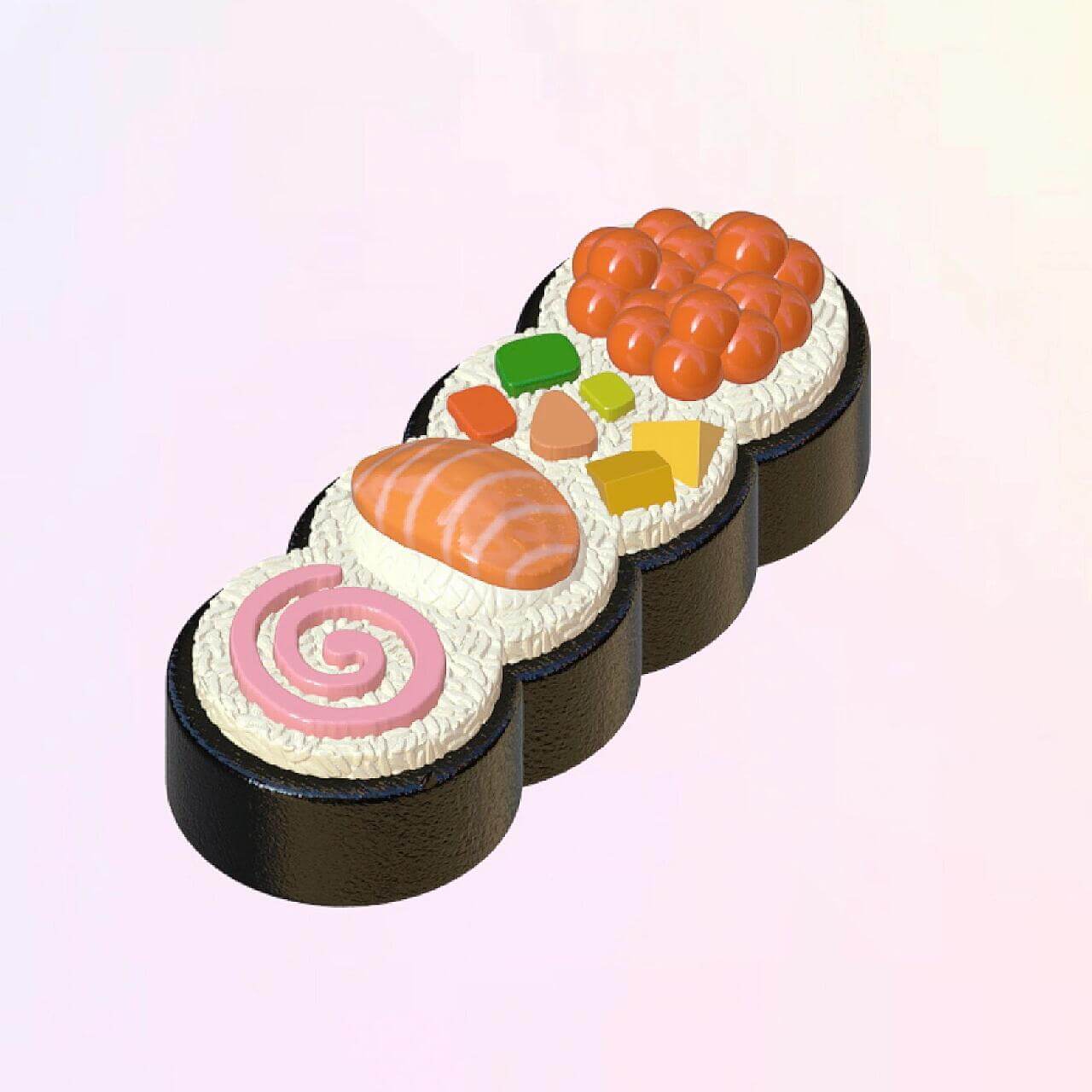 Big Sushi Taba Squishy Hand-made Squishy