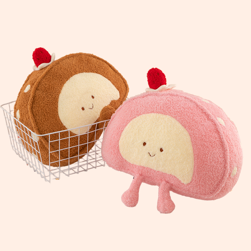 Swiss Roll Cake Plush  – PP Cotton Plush