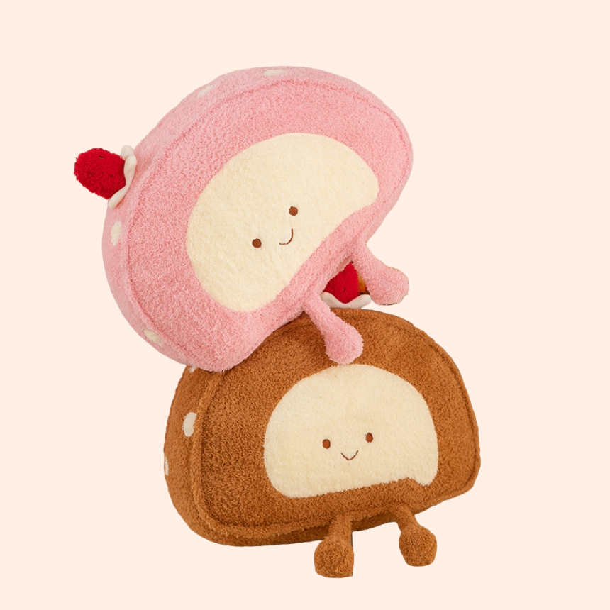 Swiss Roll Cake Plush  – PP Cotton Plush