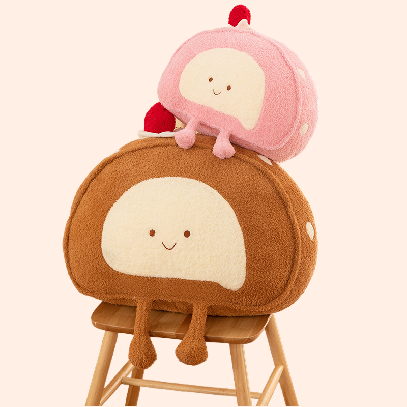 Swiss Roll Cake Plush  – PP Cotton Plush
