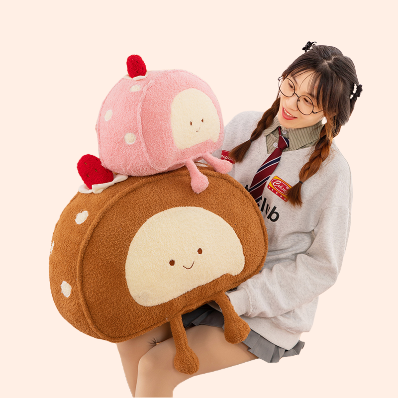 Swiss Roll Cake Plush  – PP Cotton Plush