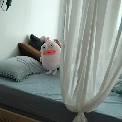 Ugly Bunny Plush Pillow  – Soft Down Cotton Hangyodon Plush